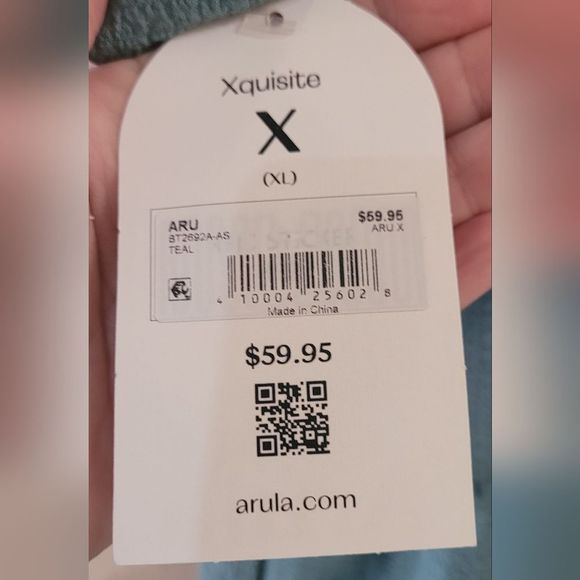 SOLD🎯Arula NWT Boho Tiered Blue Ruffle Blouse Size XL - Picture 10 of 12